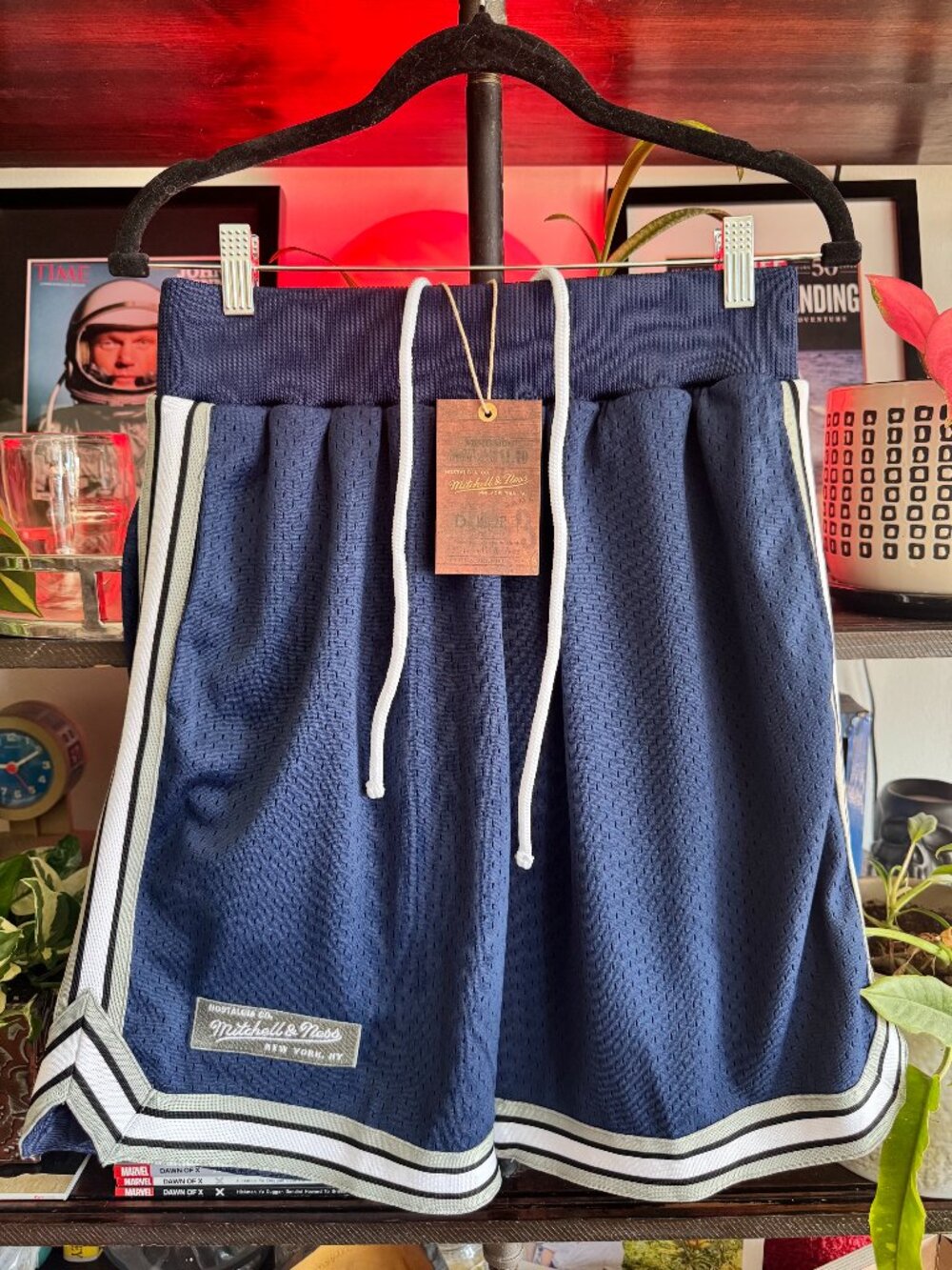 NWT Mitchell & Ness Box Logo Mesh Short, Medium